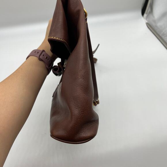 Dooney & Bourke Florentine Med Toggle Crossbody Bags Chestnut Brown - Picture 11 of 16